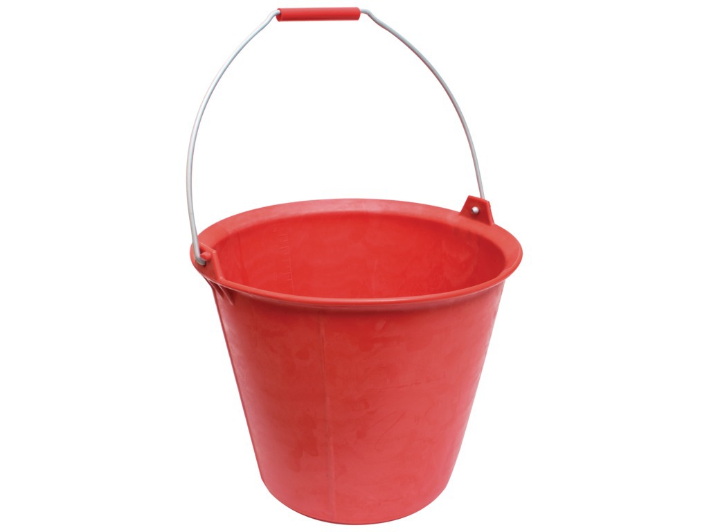 SEAU PRO ROUGE 13L AVEC POIGNEE