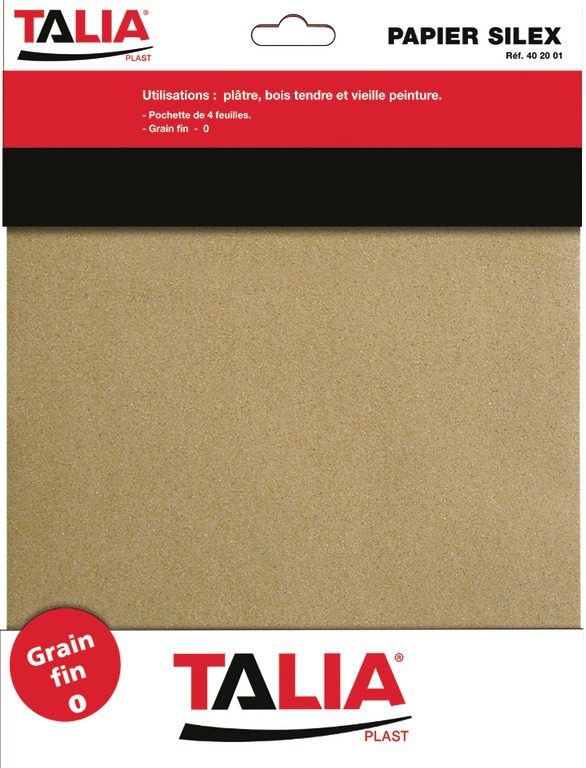 PAPIER SILEX GRAIN FIN P6 TALIAPLAST