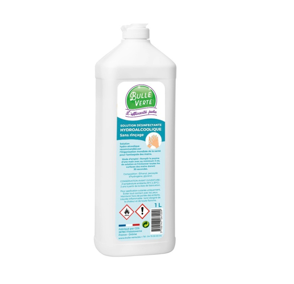 SOLUTION HYDROALCOOLIQUE 1L