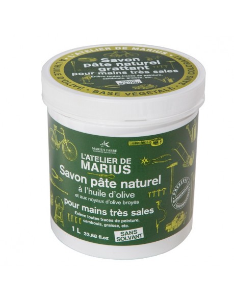 SAVON PATE NATUREL GRATTANT 1L ATELIER DE MARIUS