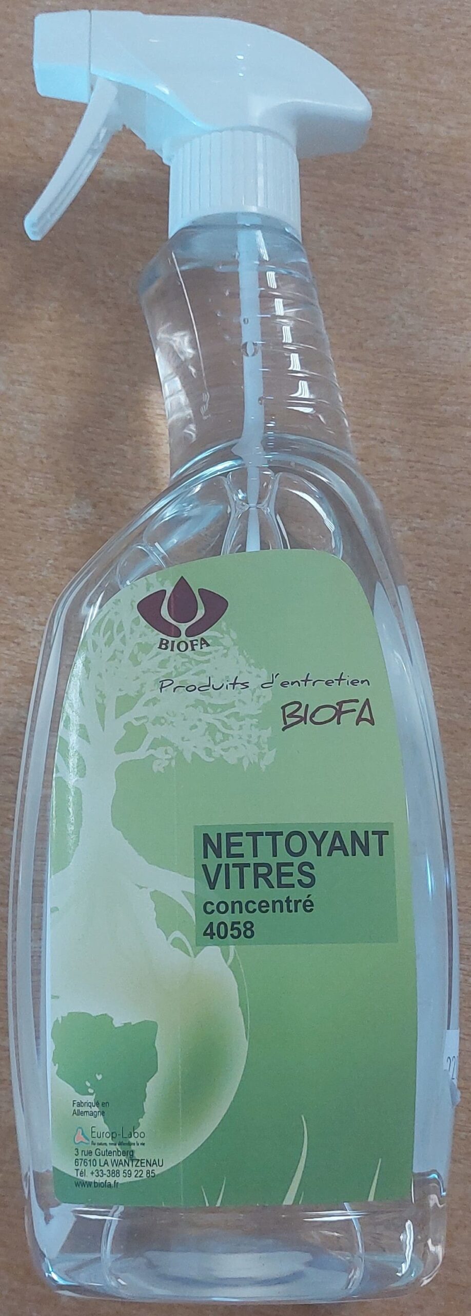 LIQUIDE LAVE VITRES  1L BIOFA