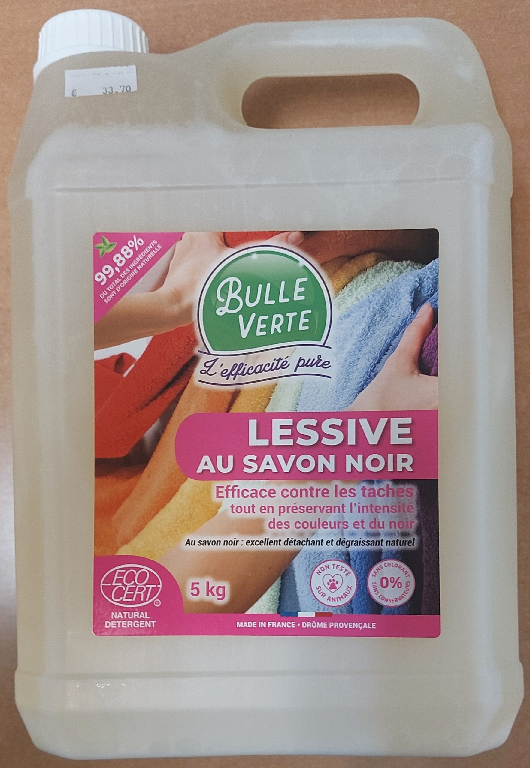 LESSIVE SAVON NOIR BULLE VERTE