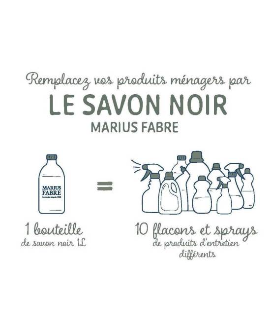 SAVON NOIR LIQUIDE A L'HUILE D'OLIVE MARIUS FABRE